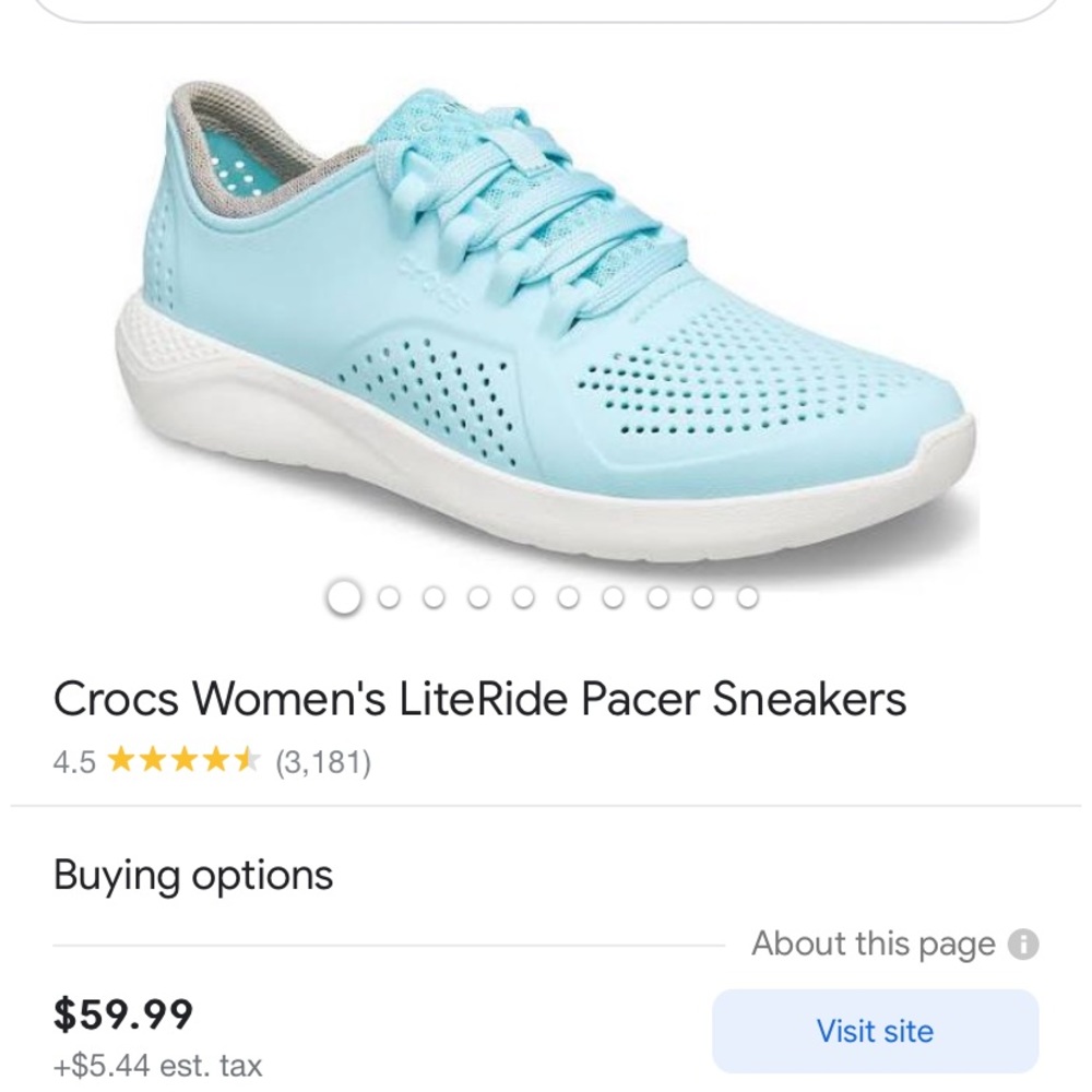 Croc sneakers